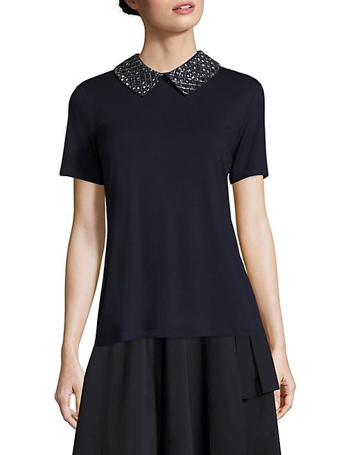 Weekend Max Mara - Vadier Beaded Collar Tee