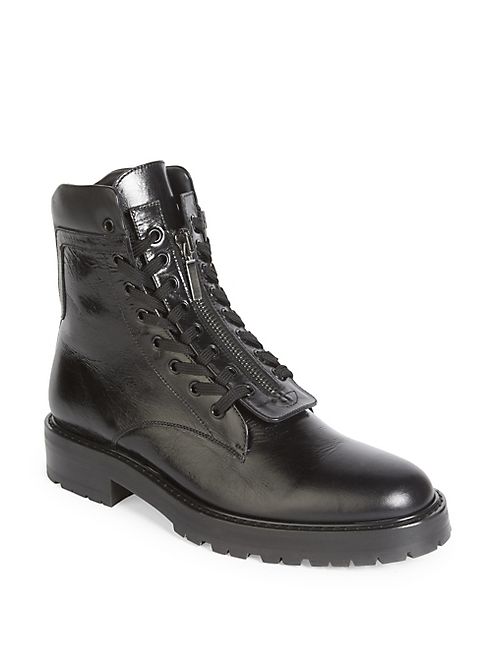 Saint Laurent - Leather Military Boots