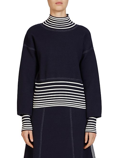 LOEWE - Turtleneck Cashmere Striped Sweater