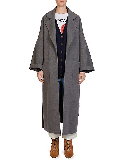 LOEWE - Wool & Cashmere Long Coat