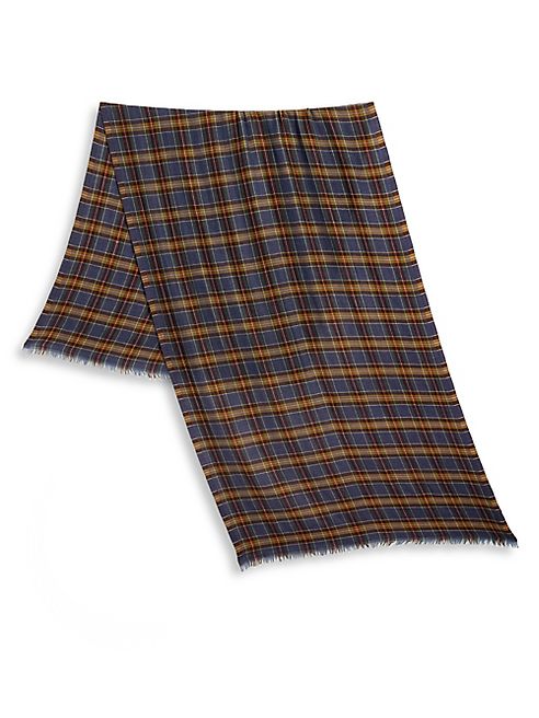 Loro Piana - Plaid Long Scarf