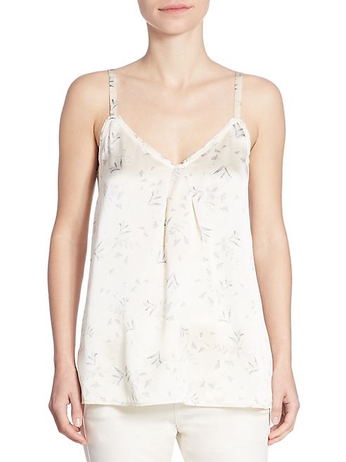 Vince - Floral-Print Silk Camisole