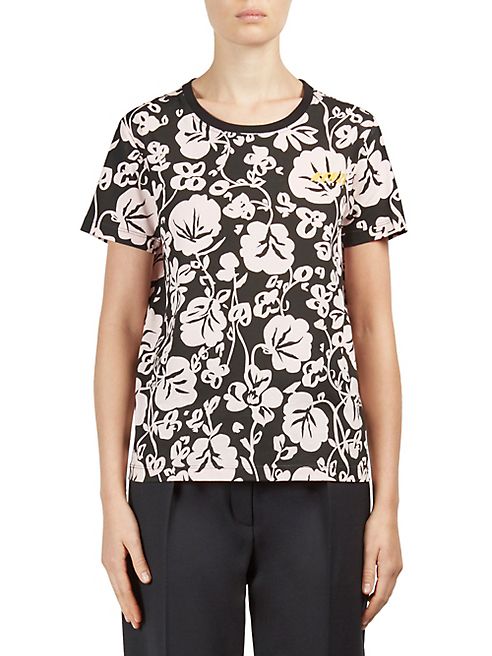 KENZO - Floral-Print Cotton Tee