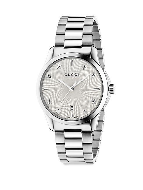 Gucci - G-Timeless Stainless Steel Bracelet Watch