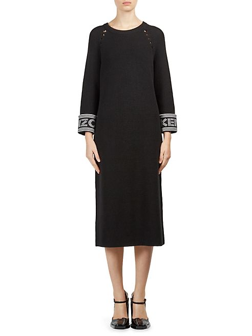 KENZO - Logo Midi Sweater Dress