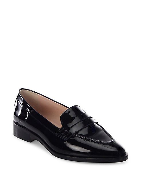 L.K. Bennett - Iona Patent Leather Penny Loafers