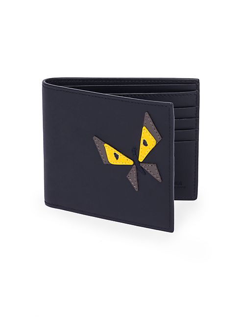 Fendi - Butterfleyes Leather Bifold Wallet