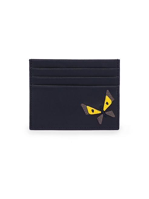 Fendi - Butterfly Leather Card Case