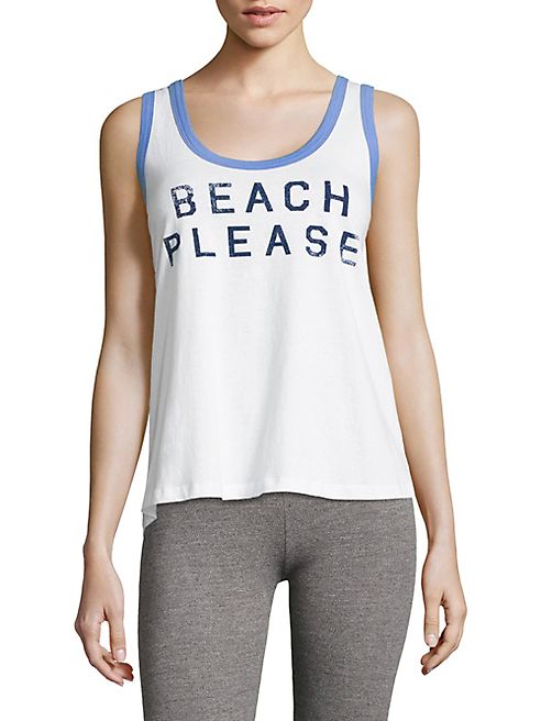 SUNDRY - Beach Please Print Tank