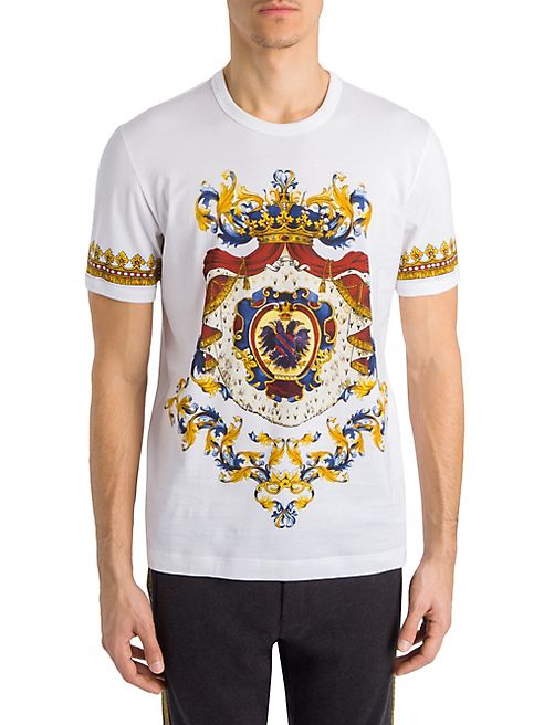 Dolce & Gabbana - Crescent Print Cotton Tee