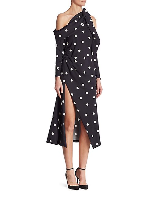 Monse - Silk Polka Dot Dress