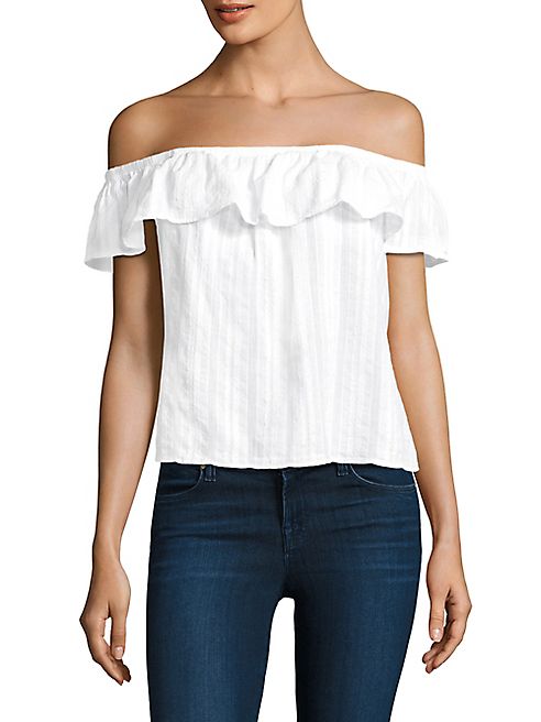 Bella Dahl - Off-The-Shoulder Ruffled Top