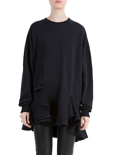 Givenchy - Cotton Peplum Sweater