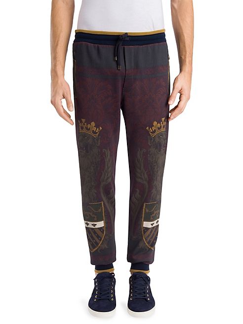 Dolce & Gabbana - Panther Regular Fit Cotton Joggers