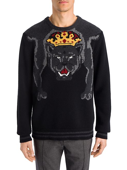 Dolce & Gabbana - Panther Kin Print Sweater