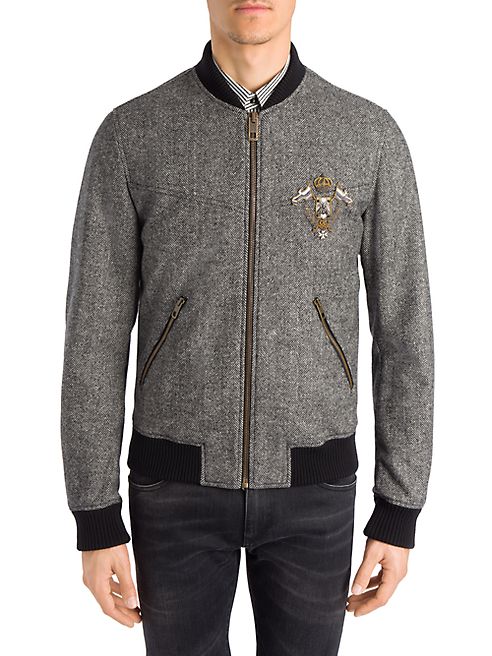 Dolce & Gabbana - Chevron Slim Fit Bomber