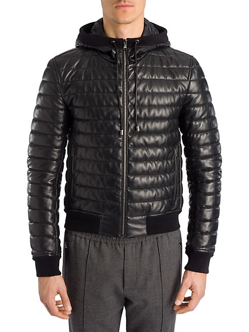 Dolce & Gabbana - Padded Leather Jacket