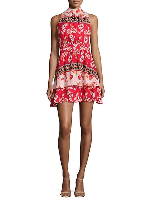 Parker - Aurora Floral-Print Silk Dress