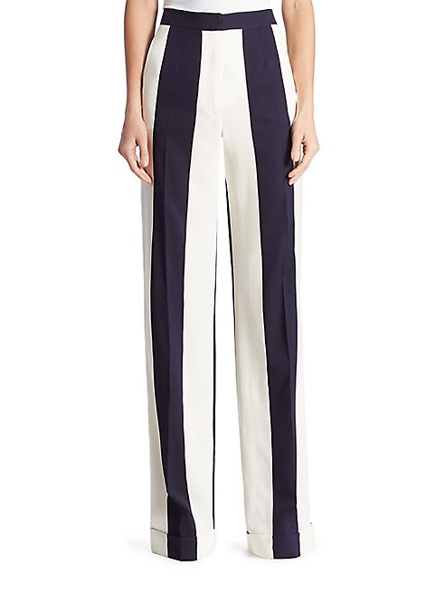 Monse - Striped Silk Pants