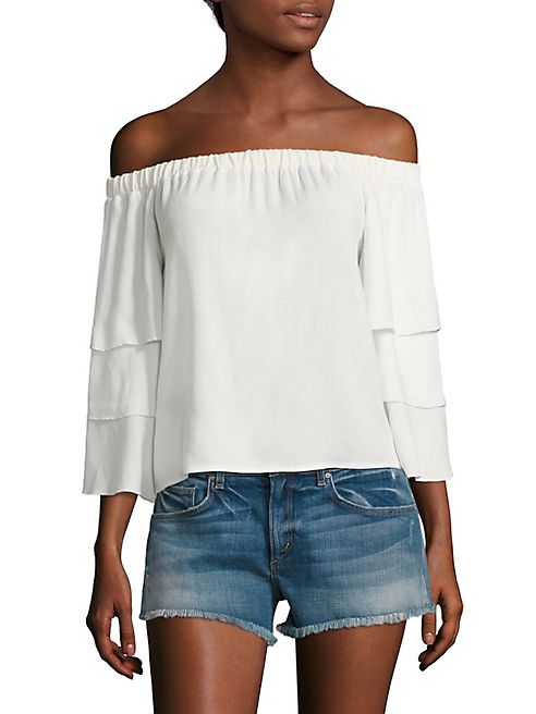 Ella Moss - Solid Off-The-Shoulder Top