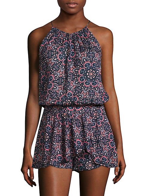 Ella Moss - Printed Sleeveless Romper