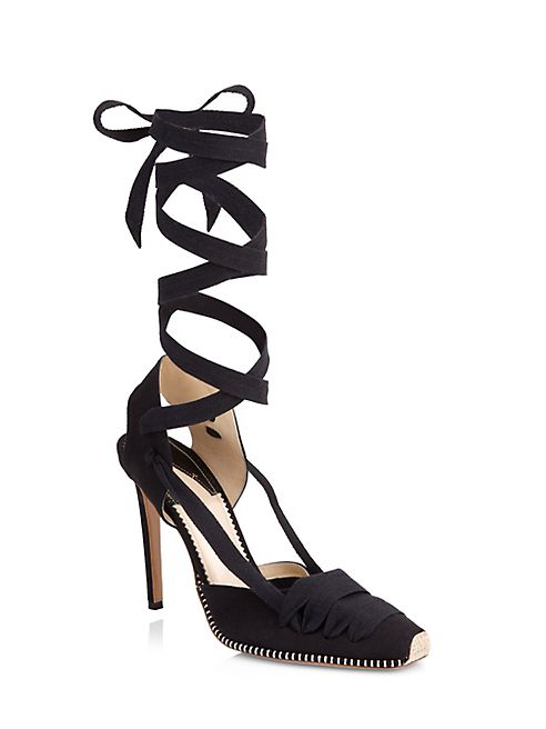 Altuzarra - d'Orsay Espadrille Stiletto Heel Sandals