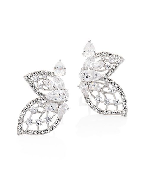 Adriana Orsini - Magnolia Crystal Butterfly East-West Earrings