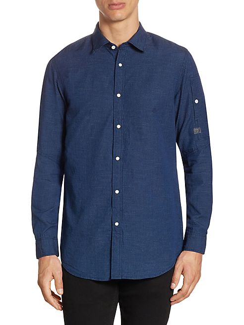 G-Star RAW - Stalt Clean Regular Fit Cotton Shirt