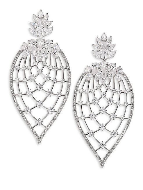 Adriana Orsini - Magnolia Crystal Petal Drop Earrings