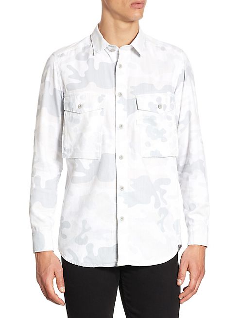 G-Star RAW - Type C Regular Fit Cotton Button Down Shirt