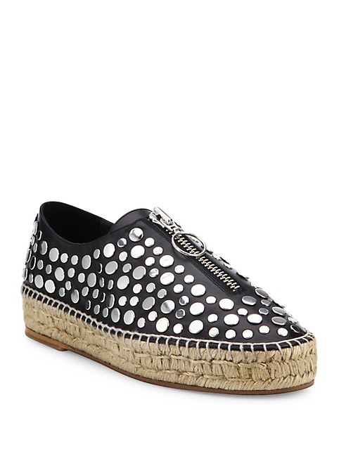 Alexander Wang - Studded Devon Leather Sneakers