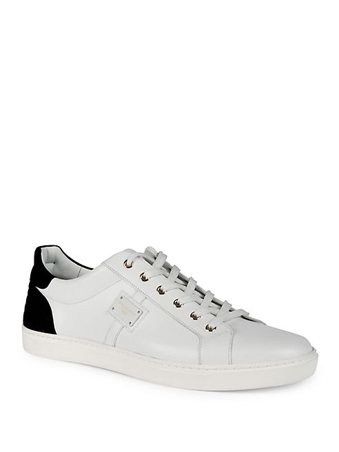 Dolce & Gabbana - Low-Top Leather Sneakers