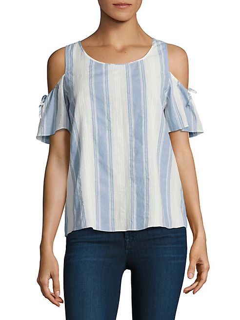 Cooper & Ella - Mia Cold Shoulders Tie Top