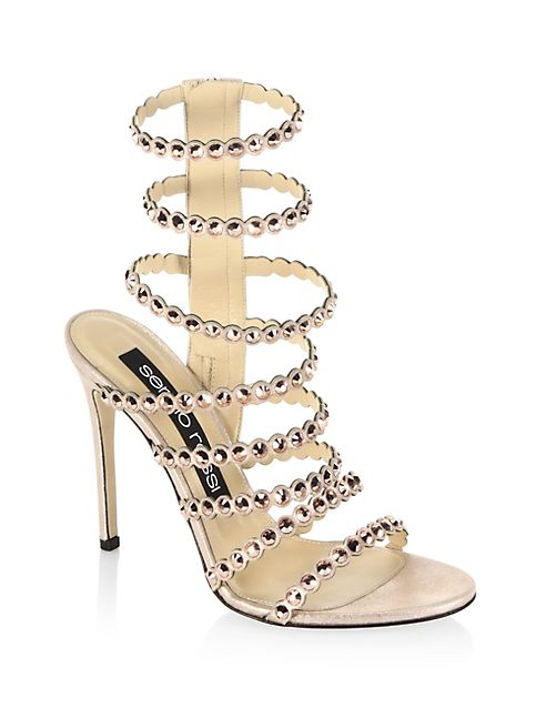 Sergio Rossi - Kimberly Crystal Gladiator Sandals