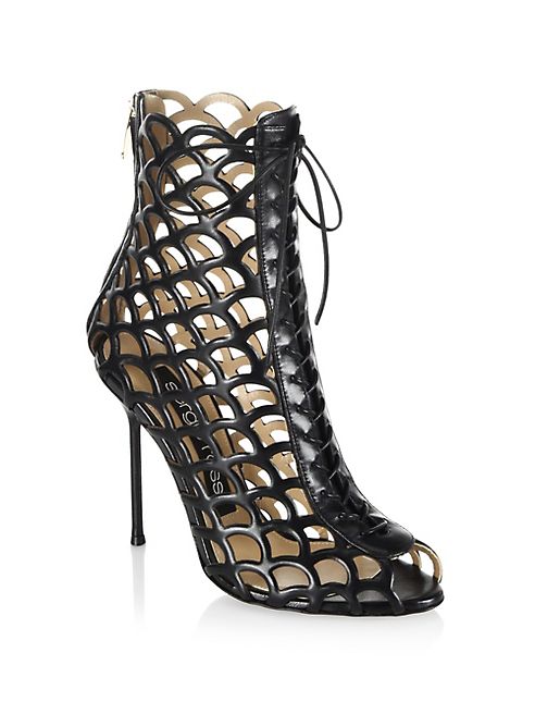 Sergio Rossi - Mermaid Lace Up Booties