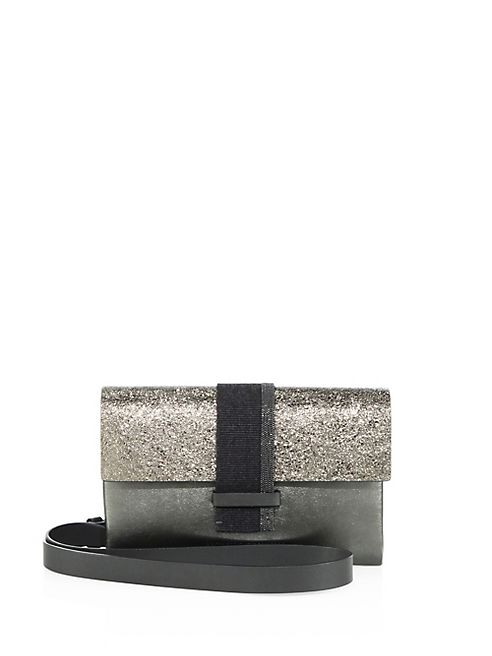 Brunello Cucinelli - Monili & Metallic Leather Crossobdy Bag