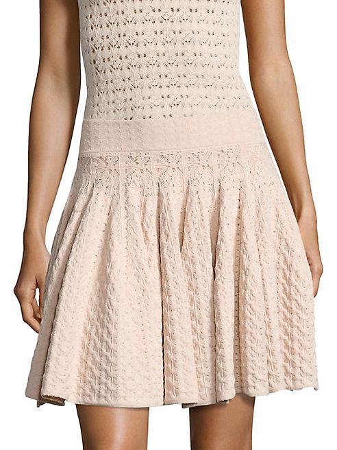 A.L.C. - Lana Pointelle-Knit Skirt