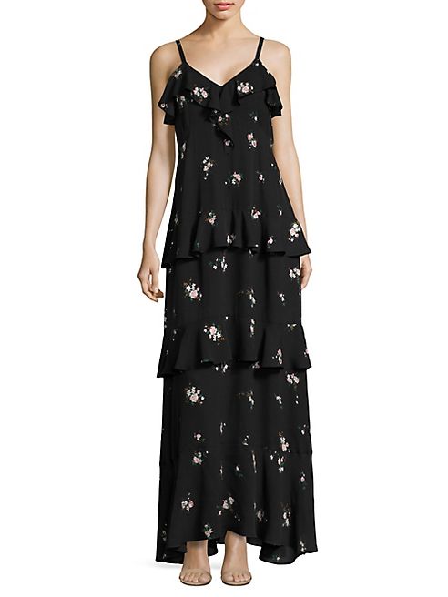 A.L.C. - Zadena Floral-Print Silk Maxi Dress