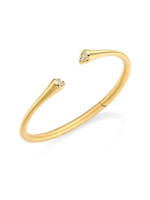 Carelle - Whirl Clustered Diamond Bangle