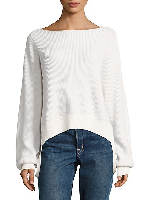 Helmut Lang - Ribbed Boatneck Pullover