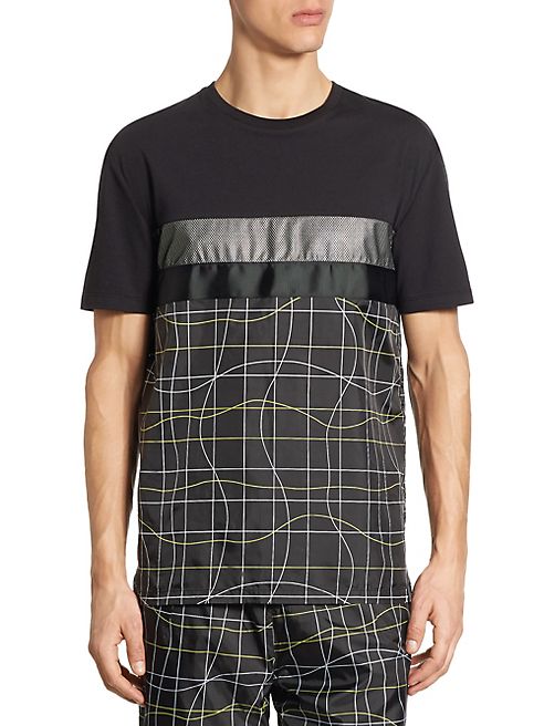 Saks Fifth Avenue x Anthony Davis - Mesh Graphic Print Tee