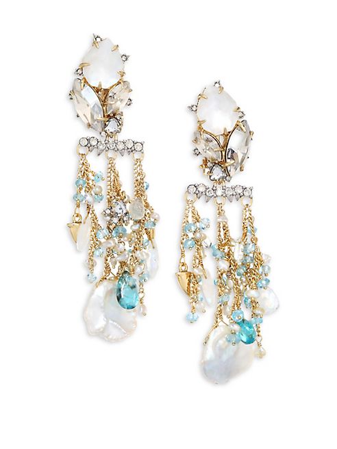 Alexis Bittar - Elements Multi-Crystal Chandelier Earrings