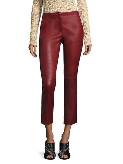 Helmut Lang - Straight-Fit Leather Pants