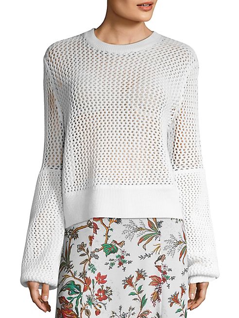 McQ Alexander McQueen - Mesh Knit Top