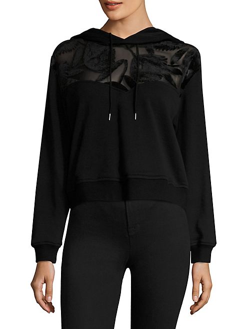 McQ Alexander McQueen - Devore Mix Hoodie