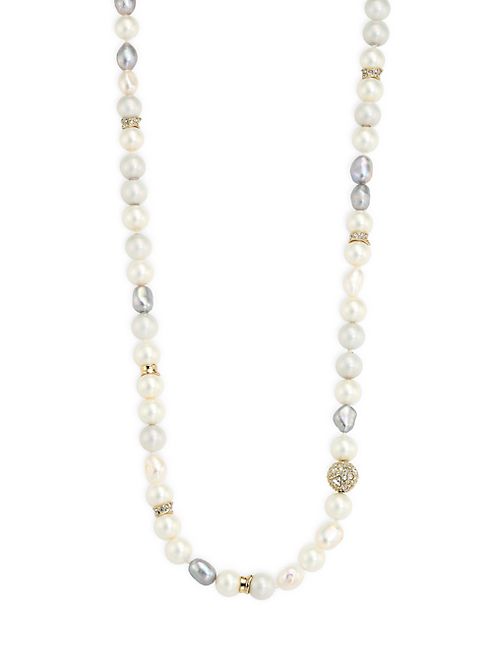 Alexis Bittar - Elements Faux Pearl Long Strand Necklace/42