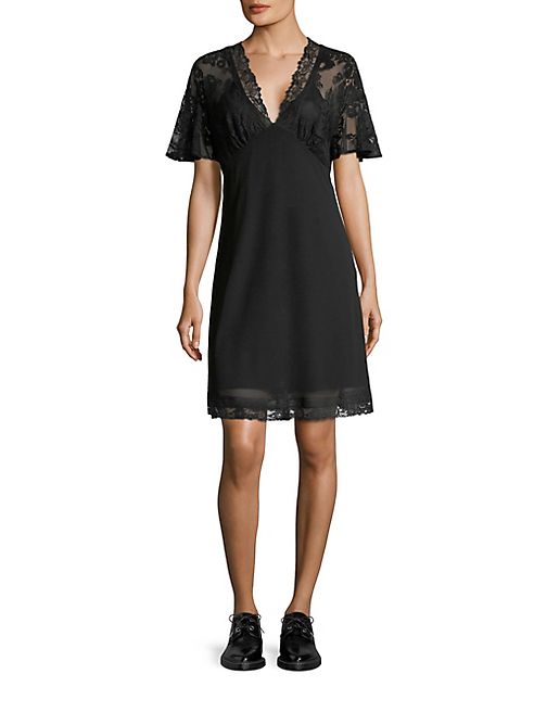 McQ Alexander McQueen - Floral Lace Dress