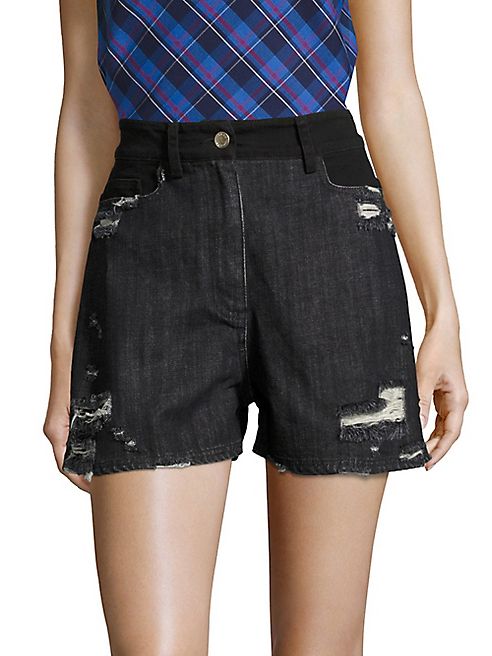 Public School - Thana Distressed Shorts