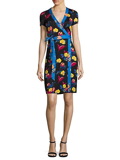 Diane von Furstenberg - New Julian Two Floral-Print Silk Wrap Dress