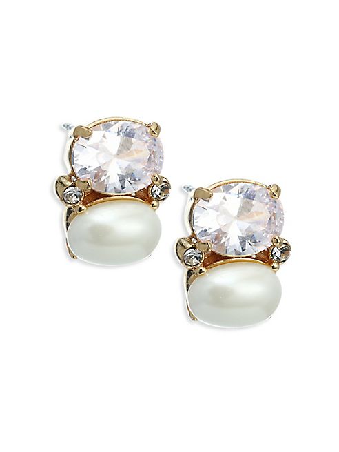 Kate Spade New York - Shine On Faux Pearl Stud Earrings